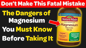 4 Warning Signs You Should Never Take Magnesium, 5 Signs You Must Take It Daily! | Senior Health Tip