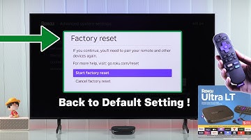 How to Factory RESET Roku Ultra LT Back to Default Settings!