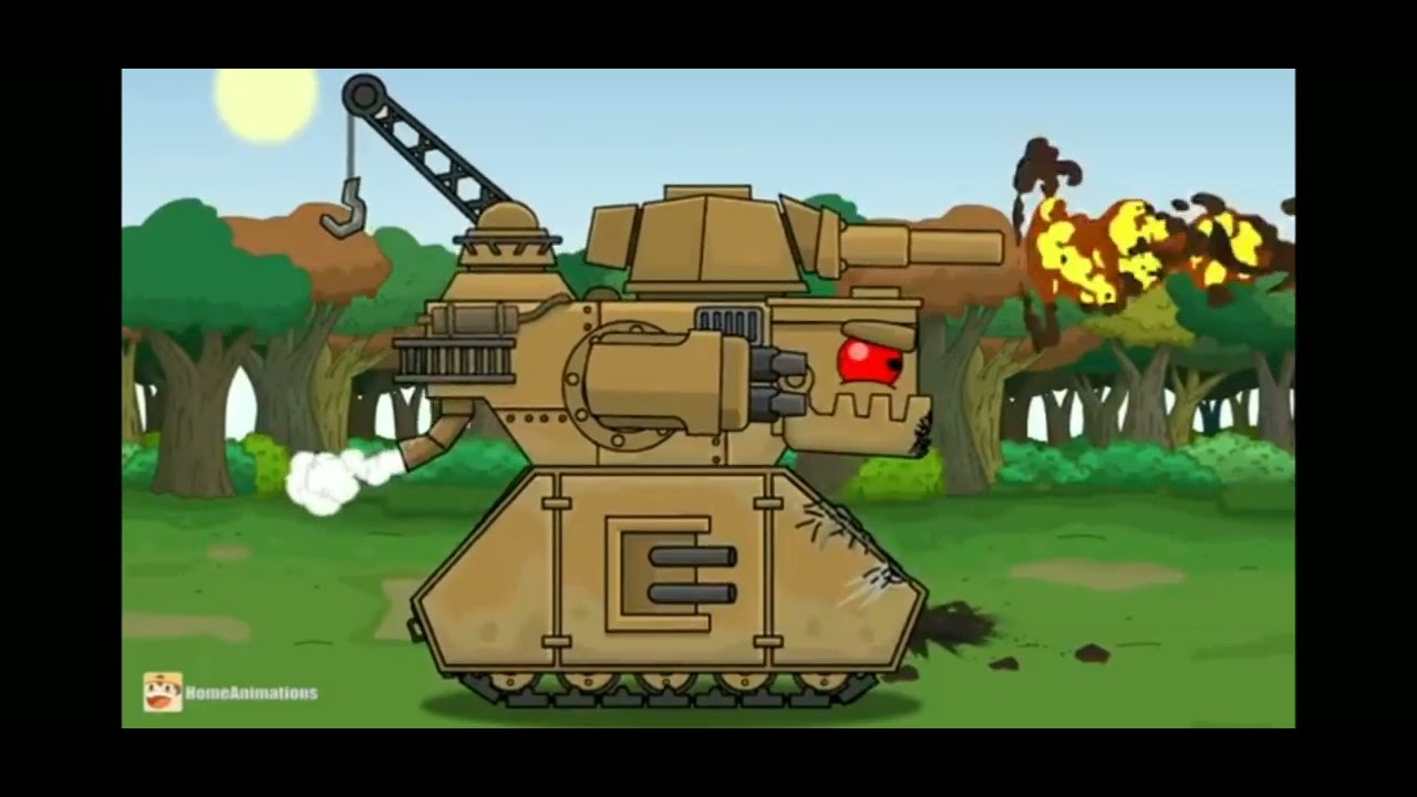 the tanks battle@HomeAnimations - YouTube