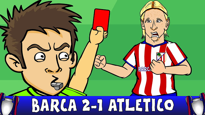 Barcelona vs Atletico Madrid 2-1 - Fernando Torres red card! (Champions League Highlights 2016)