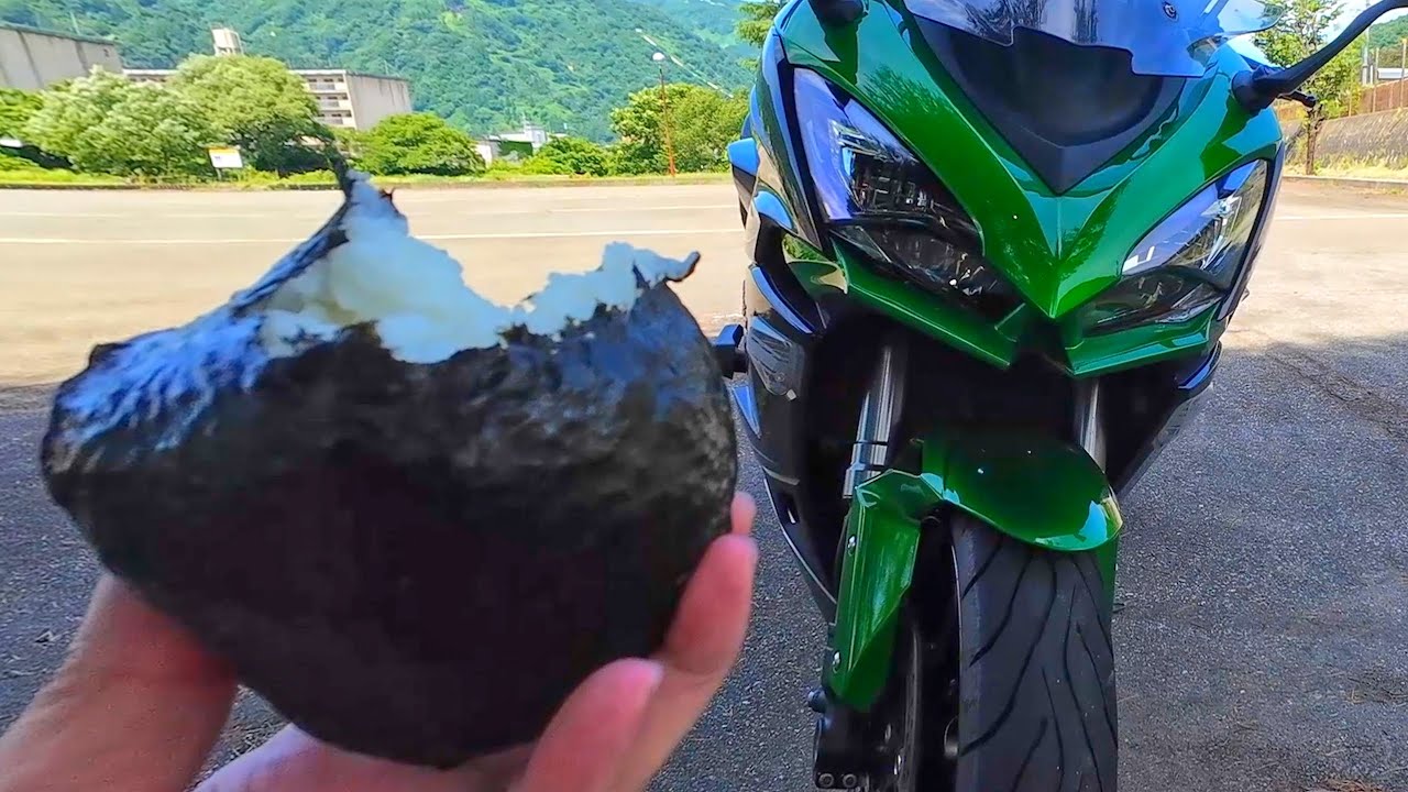 お米を食べに新潟ツーリング【爆弾おにぎり・コシヒカリモナカ】