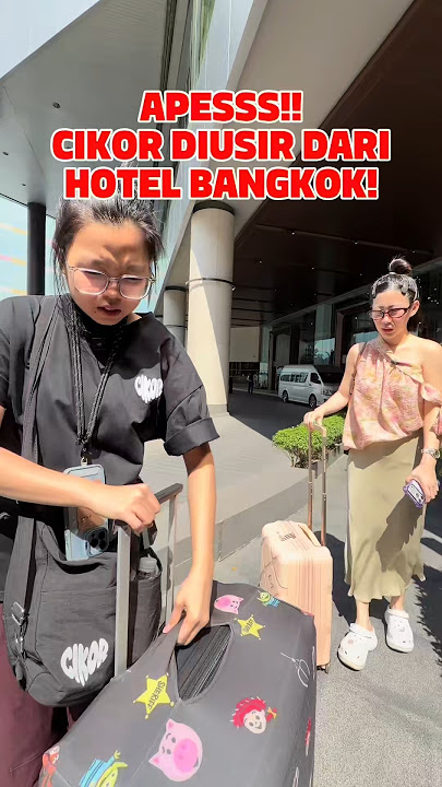 We're so unlucky! We might get kicked out of the hotel because we forgot to renew our hotel stay😭