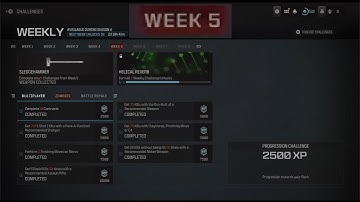 Call Of Duty Modern Warfare 3 MW3 MWZ SEASON 4 WEEK 5 Zombies Challenges #cod #mwz #zombiescodmobile