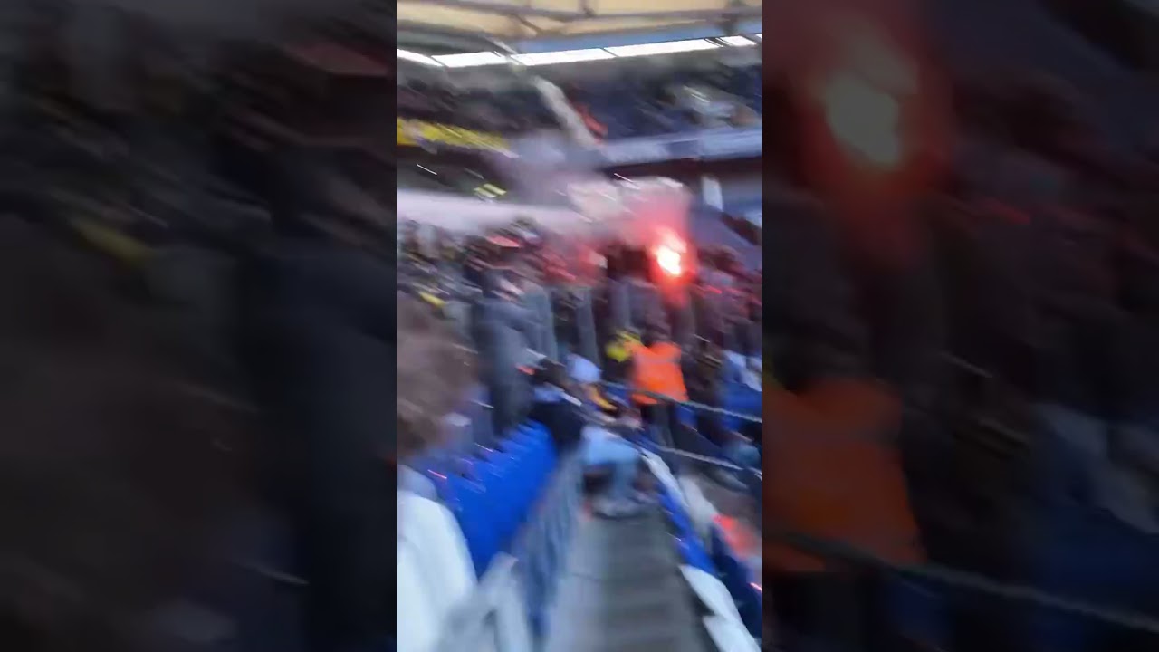 Blocksturm Dortmund Fans Schalke-Dortmund 2023