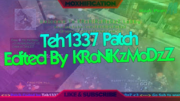 Old School Mods: MW2 TU6 Teh1337 Patch Edited By KRoNiKzMoDzZ | +Download