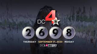 DC LOTTERY Midday 09/17/2020