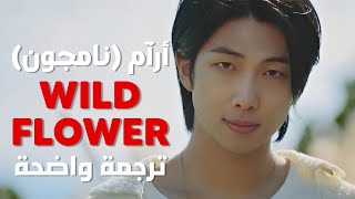 أغنية سولو ار ام | RM of BTS - Wild Flower (with youjean) /Lyrics /مترجمة للعربية