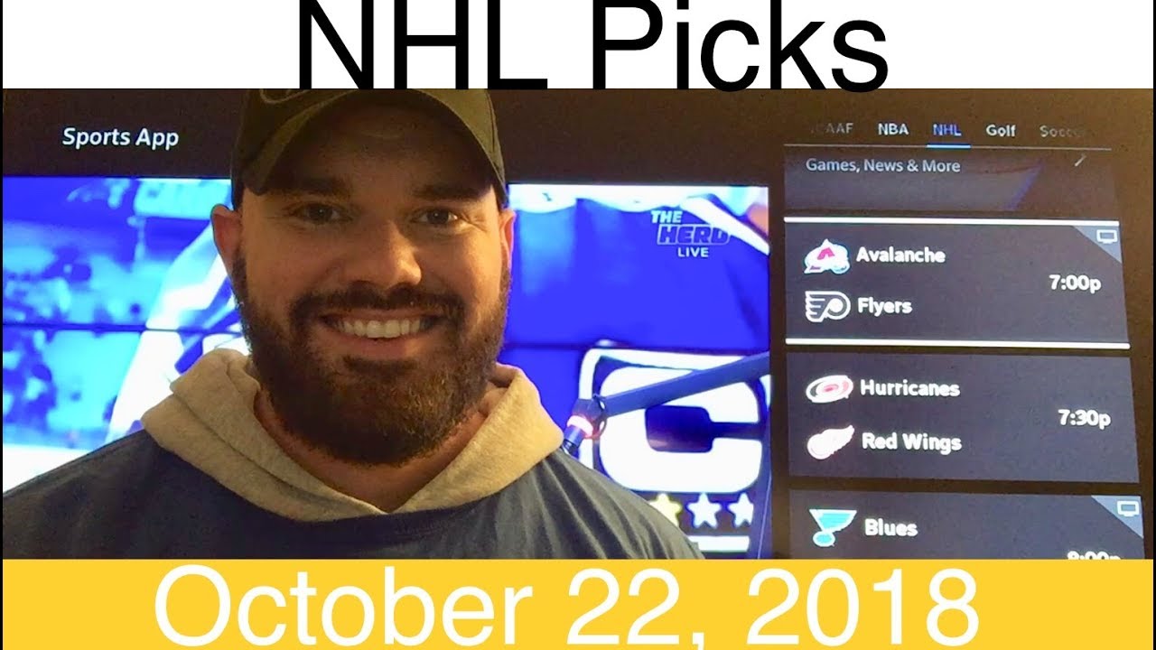 NHL Picks (102218) Hockey Sports Betting Expert Predictions Vegas