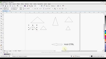 [QUICK TUTORIAL] How to draw one triangle in Corel Draw X7