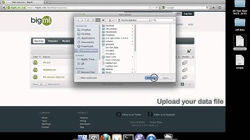 BigML - How to create a Data Source