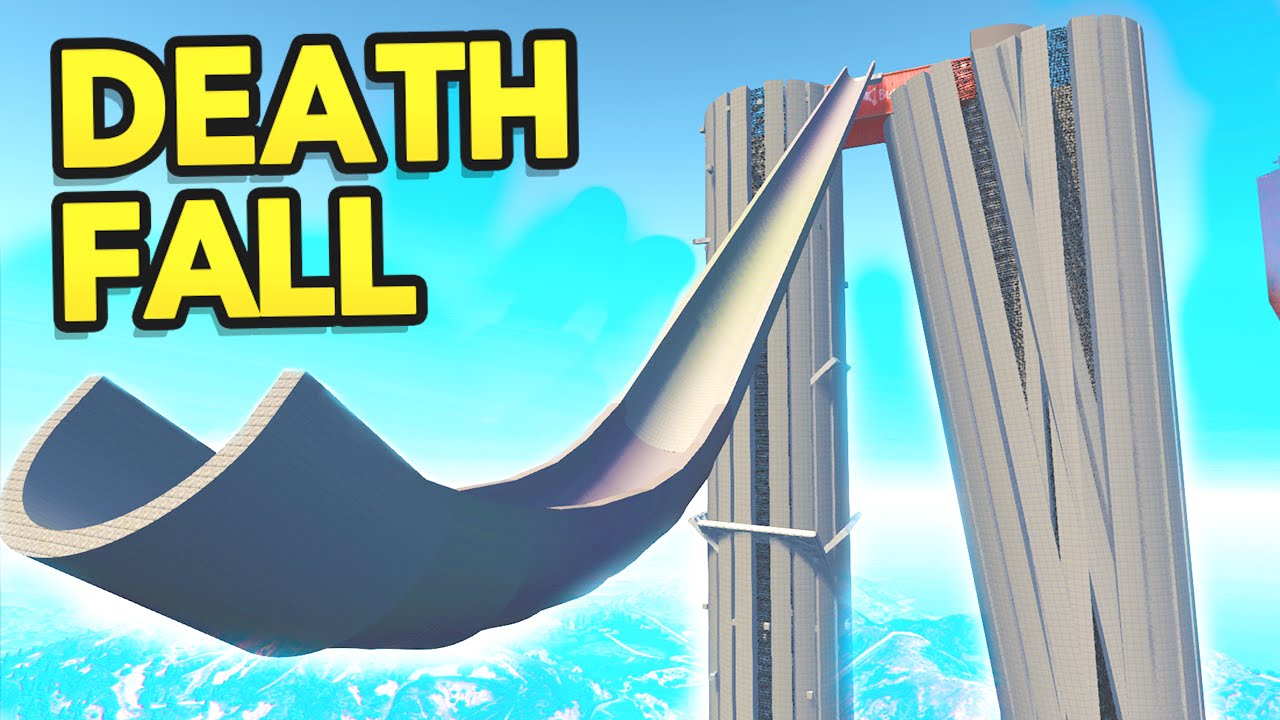 BeamNG Drive Creations : DEATH FALL! (BeamNG Drive Crashes)