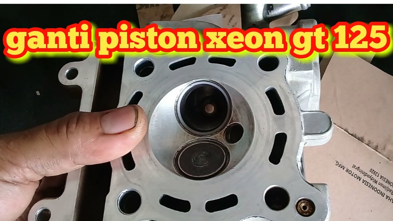 Ganti piston yamaha xeon gt 125 YouTube