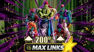 LINK LEVEL 10 INT LR BOJACK ON A 200% LEADER SKILL (DBZ: DOKKAN BATTLE)