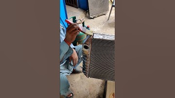 How to Repair An Old Radiator _ Good tools and machinery make work easy