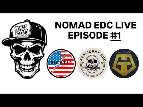 NOMAD EDC LIVE with @richterknives @gardysgear and @relplicantedc