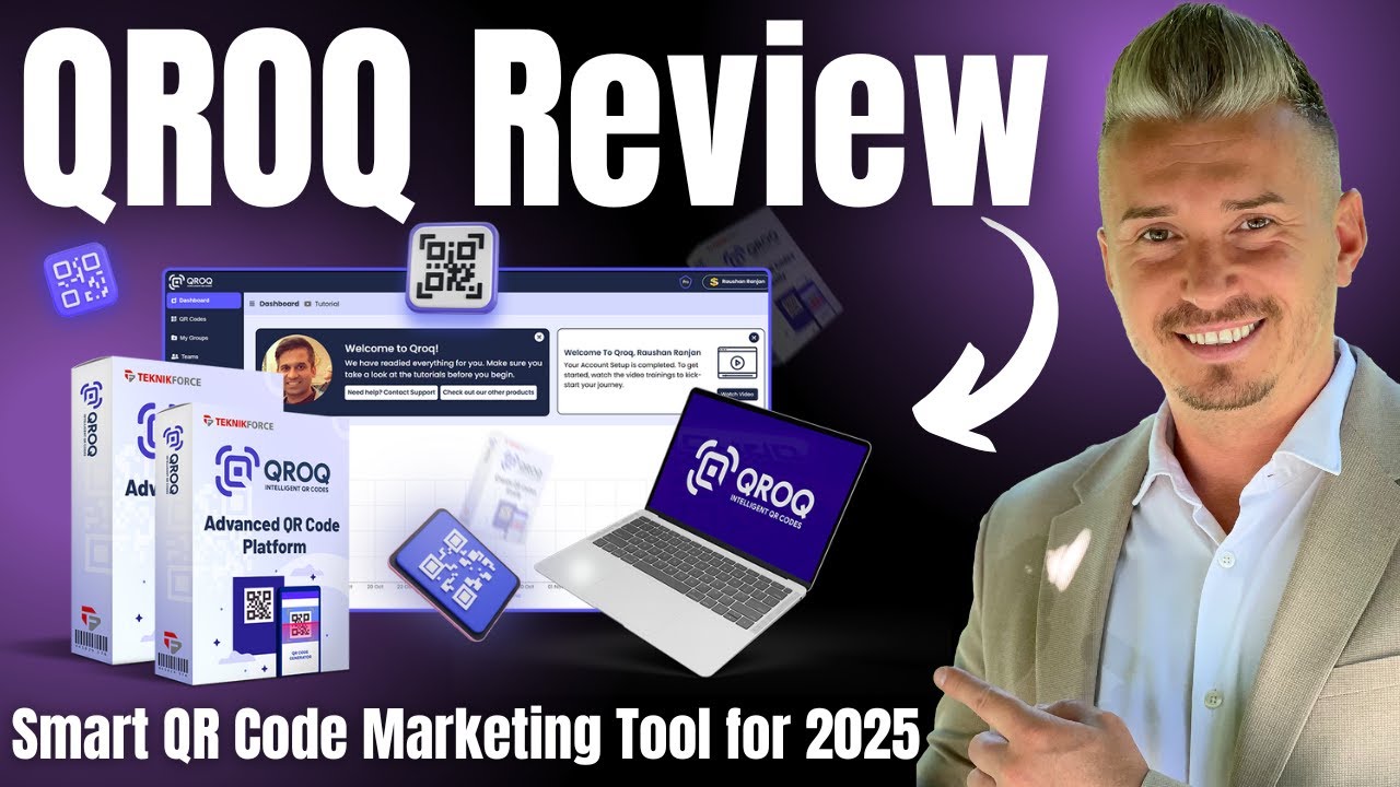 QROQ Review & Full Demo | Smart QR Code Marketing Tool for 2025 - YouTube