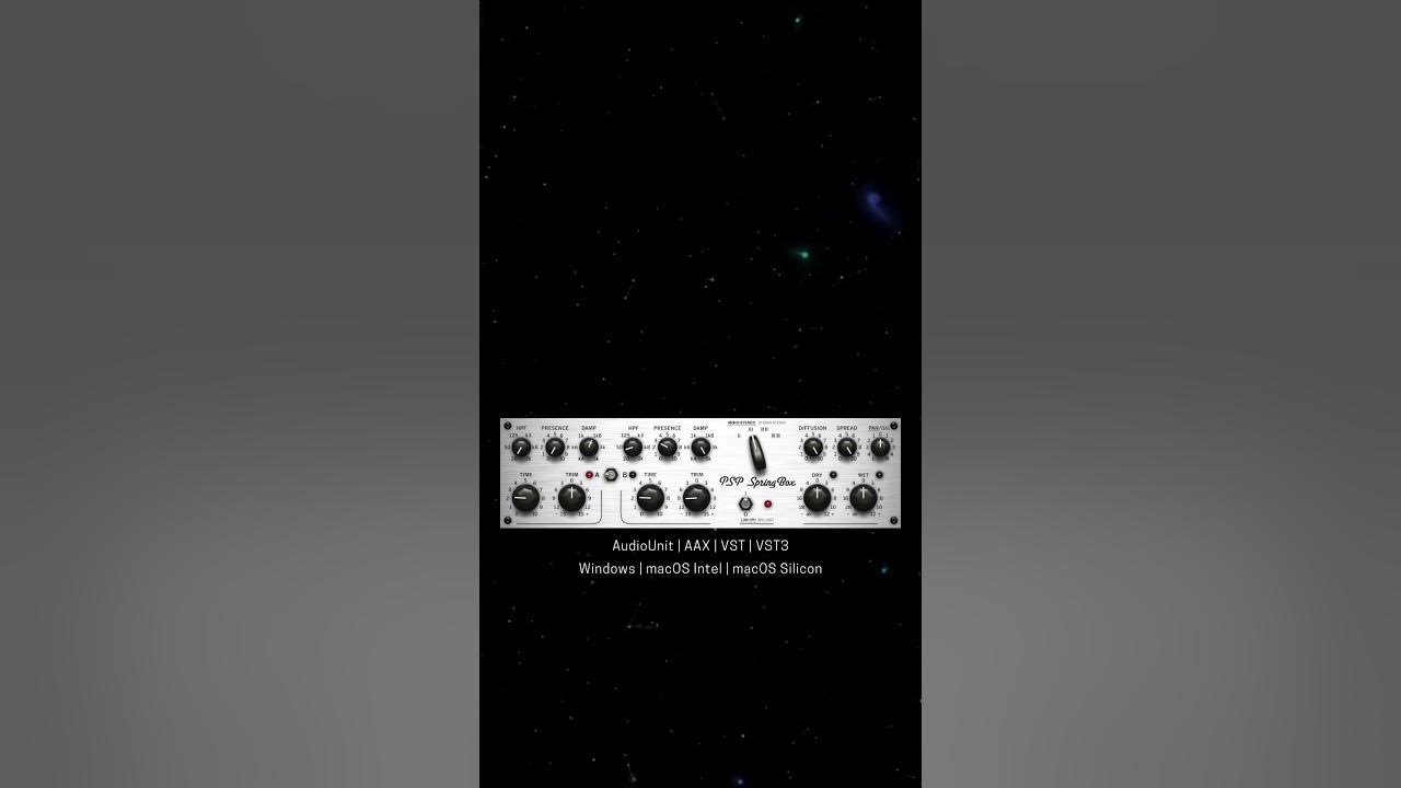 PSP SpringBox best spring reverb plugin! YouTube