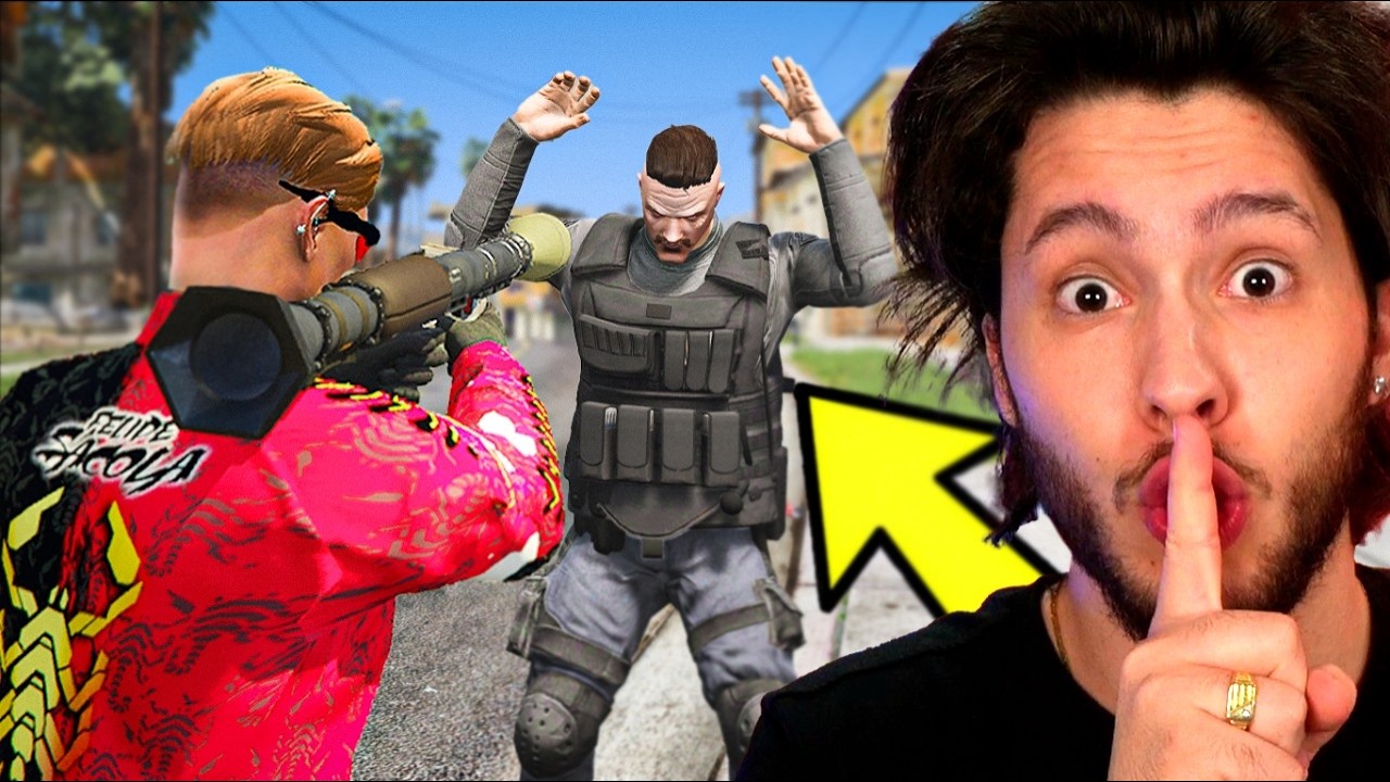 Jogando GTA RP como um ASSALTANTE DE BAZUCA!!