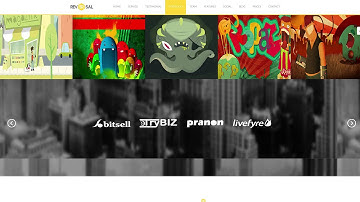 Reversal Parallax One Page Joomla Template