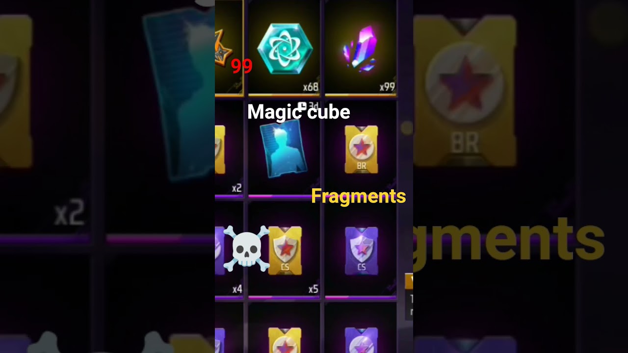 99 magic cube fragments ☠️