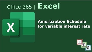 Loan Amortization Schedule for variable rate of interest in Excel - Office 365