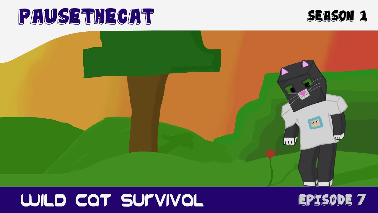 Minecraft Wild Cat Survival 007 S1 Banner Testing Youtube