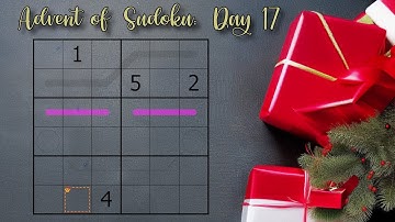 Advent of Sudoku 2022: Day 17
