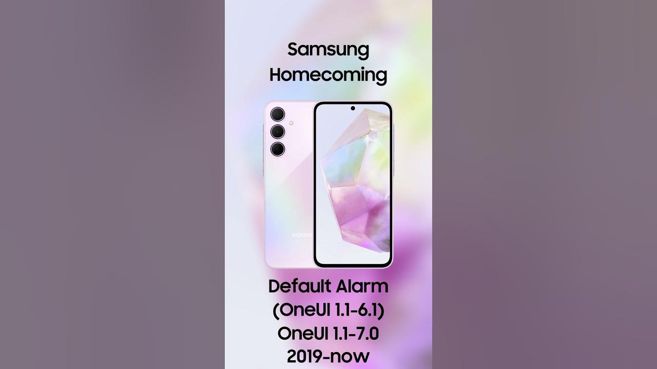 Samsung - Homecoming alarm #samsung #alarm #goodmorning #homecoming