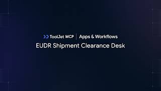 Build an AI-Powered EUDR Compliance App & Workflows with ToolJet MCP!