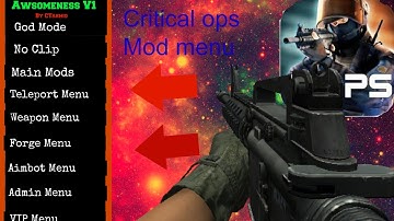 How to get a mod menu on Critical  Ops(Download below/v0.6.6 update)