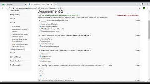 GPS Surveying     Unit 4   Week 2