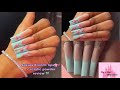 Sakura French tip nails 🧚🏽| acrylic nail tutorial + Nysnailqueendom acrylic review 🌸💕