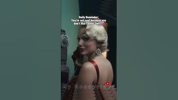 Disliking Taylor Swift doesn’t make you cool 💖 #taylorswift #thelifeofashowgirl