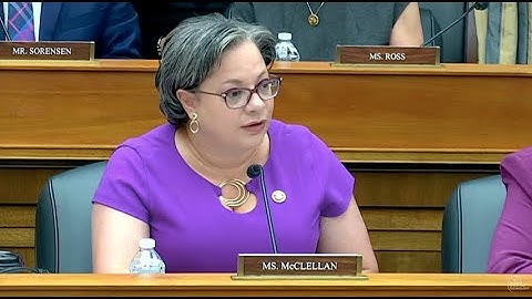 McClellan Offers Amendment During Science Committee Markup