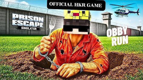 Prison Escape Obby Run😄😄|| Escape Prison Game|| New Game Video | Official Hkr Game 