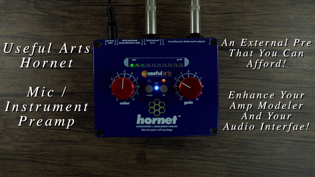 Useful Arts Preamp Do You Need A Preamp For Your Interface/Amp