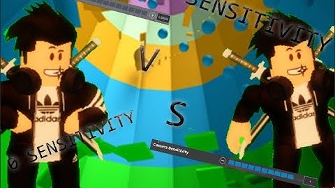 0 SENSITIVITY VS MAX SENSITIVITY IN TOWER OF HELL..