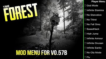 The Forest Mod Menu For v0.57b (Mediafire Link In Description)