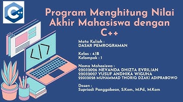 UAS GJ 2022 - 4.1B - Program Menghitung Nilai Akhir Mahasiswa dengan C++