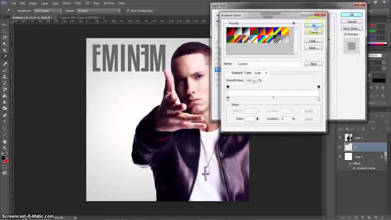 Photoshop CS6 Tutorial; How To Create A CD Cover Album Artwork - YouTube