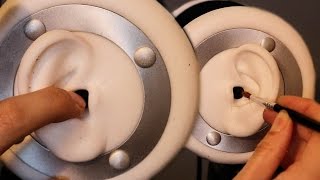 Rough ASMR: Inner Ear Brushing & Touching