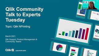 Talk To Experts Tuesday  Qlik Nprinting
