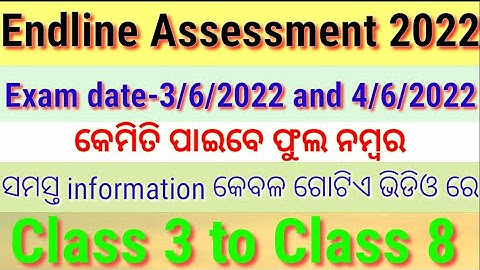 Endline Assessment 2022