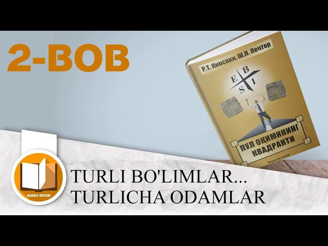 PUL OQIMI KVADRANTI-Robert KIYOSAKI. Ikkinchi bob. Audiokitob class=