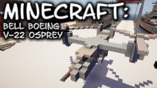 Minecraft: Helicopter Tutorial - Bell Boeing V-22 Osprey