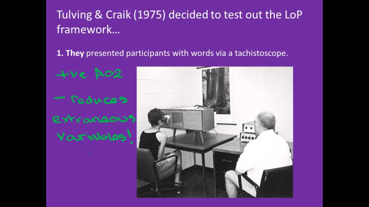 3 Levels of Processing Model - YouTube