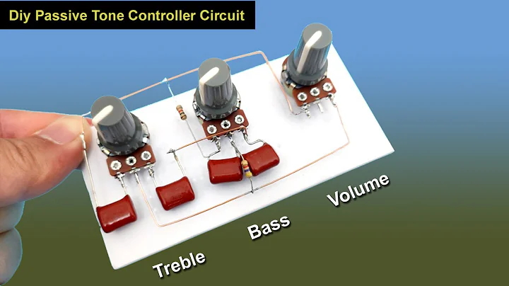 Simple & Powerful  Bass Treble Volume Controller | DIY Passive Tone Controller Circuit
