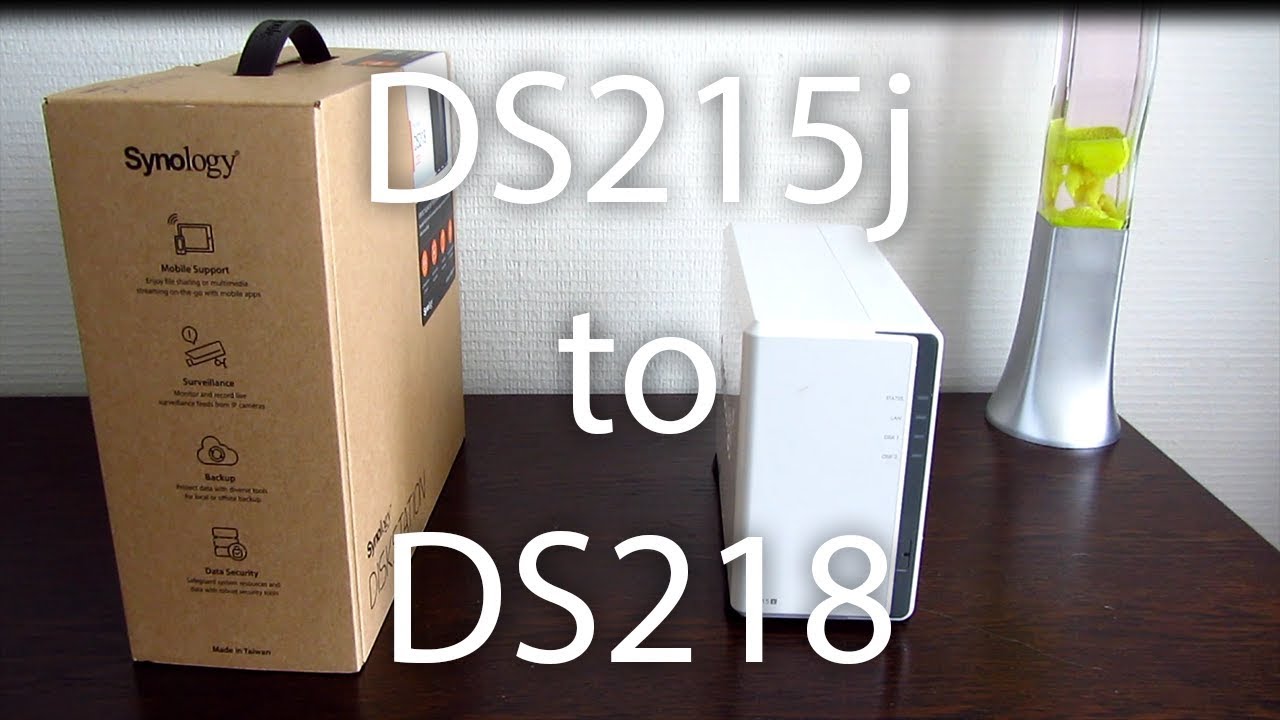 Synology DS218 & 215j - Upgrade & Migration - YouTube