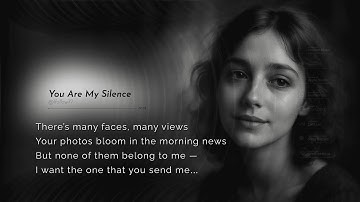 You Are My Silence ... 💕... A Heartfelt Love Song | Official Music Video 2025