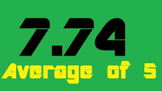 7.74 3x3 Average of 5